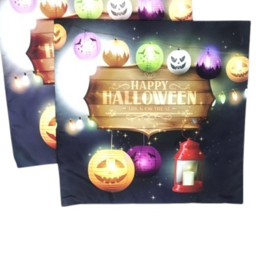 Halloween Throw Pillow Cover Set